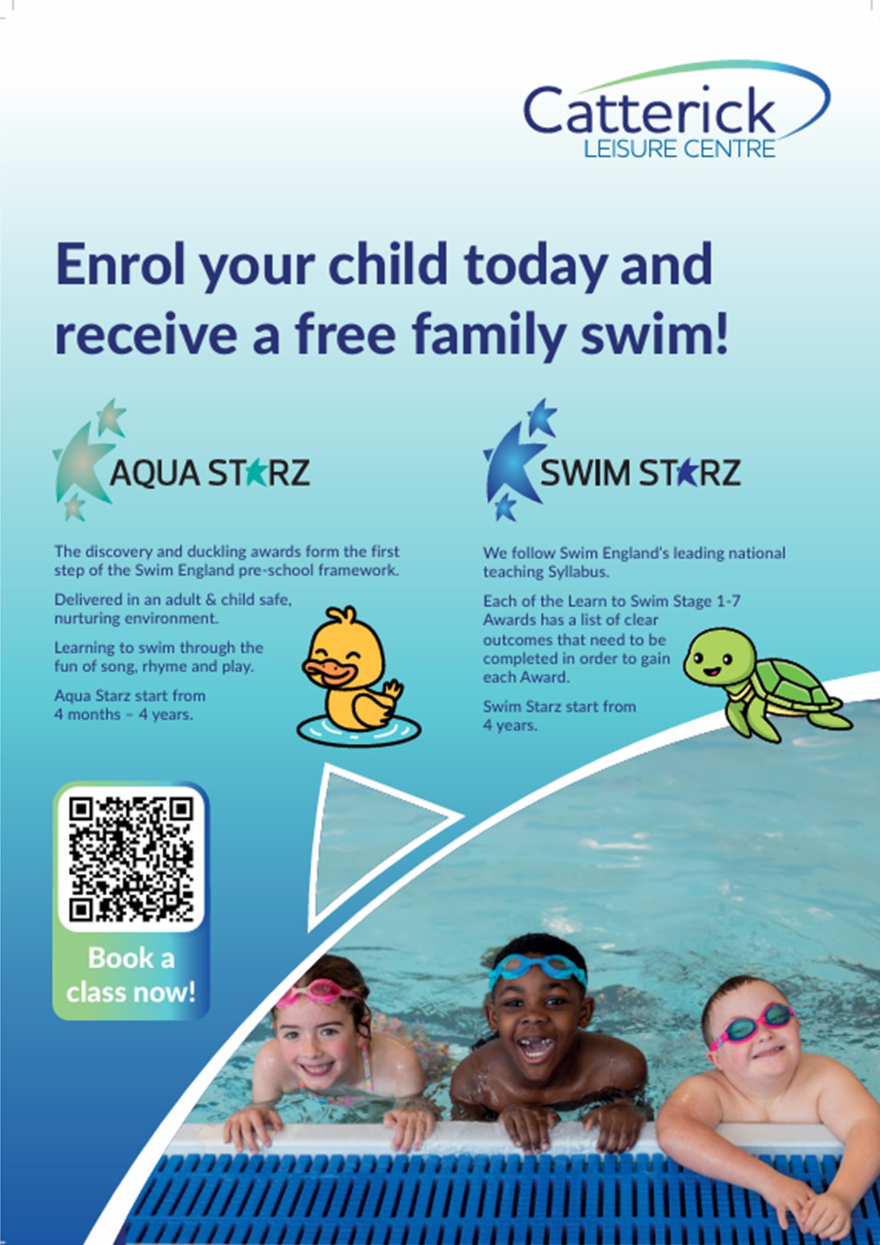 We have places available on our Swim Scheme