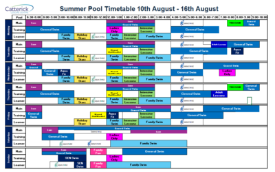 Pool Timetable
